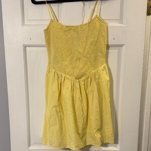 Abercrombie & Fitch Women's Dipped-Waist Smocked Mini Dress MT